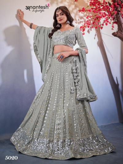 OCCATIONS VOL-5 BY ANANTESH GEORGETTE LEHENGA CHOLI WHOLESALER IN INDIA